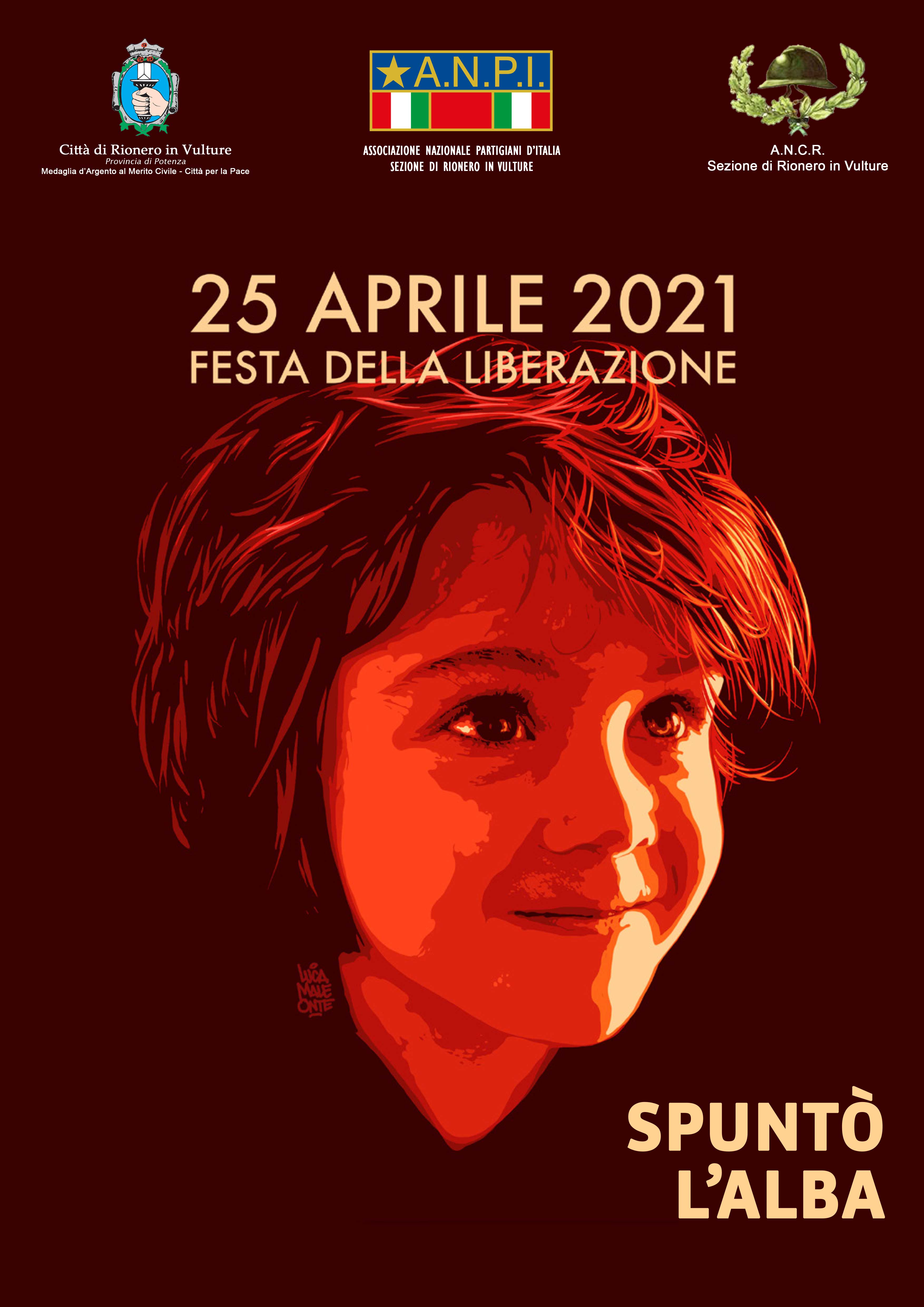 25 aprile 2021. 76° anniversario della Liberazione dell'Italia dal nazifascismo