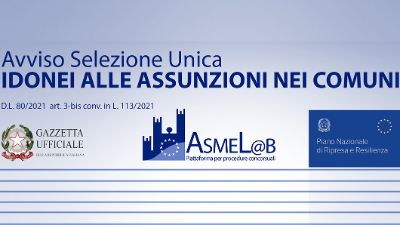 Proroga termini maxi concorso Asmel - nuova scadenza 12 maggio